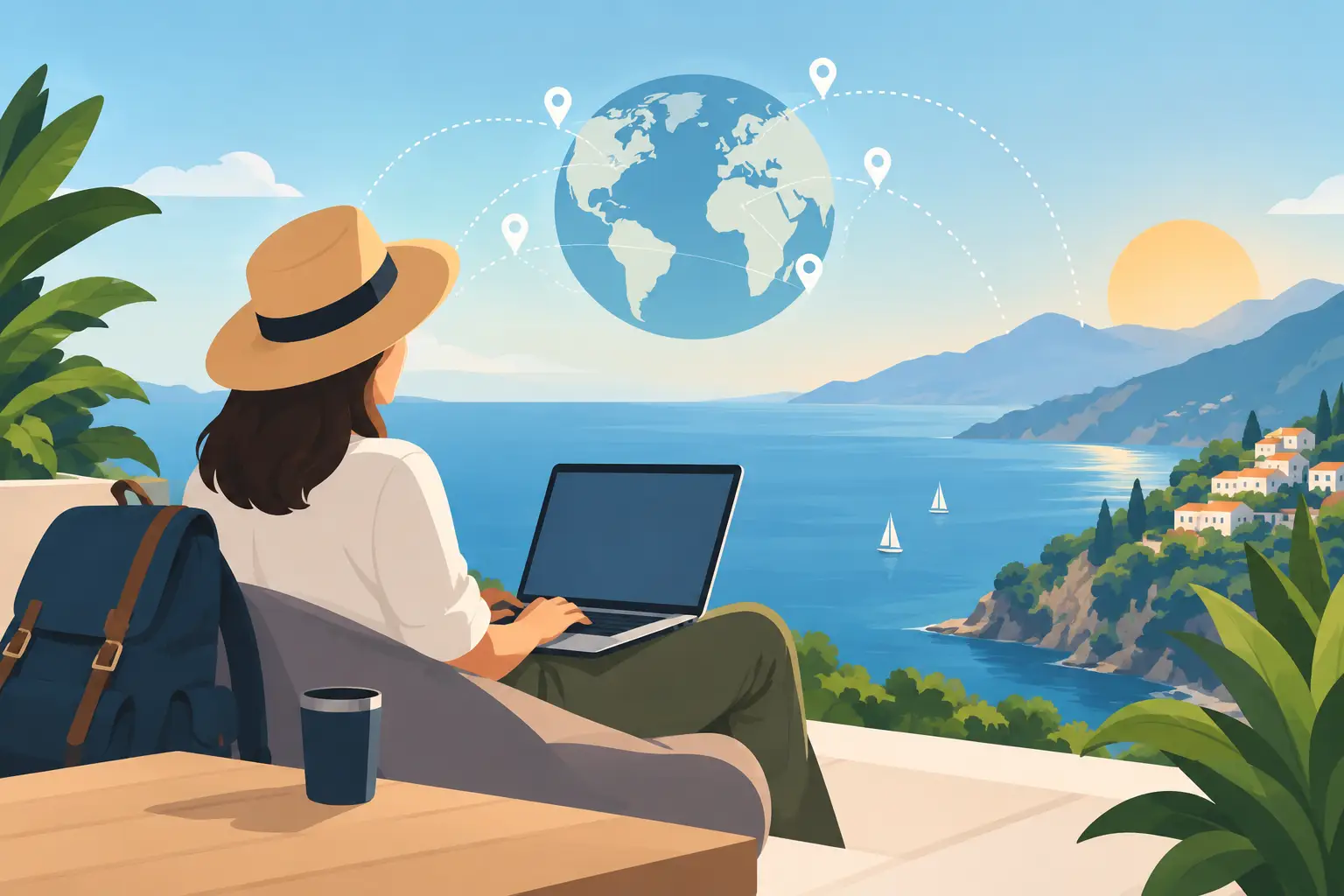 How a Location Independent Business Creates Freedom